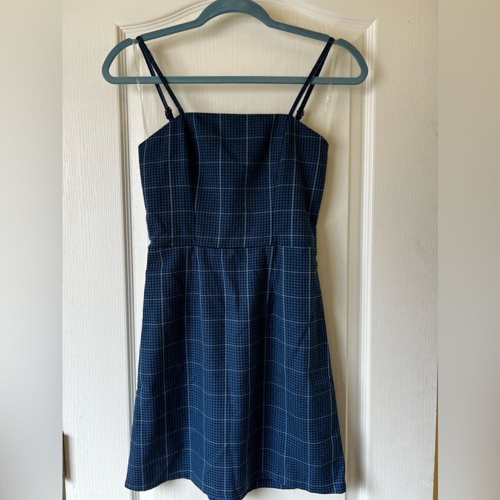 Aeropostale Preppy Blue Plaid Dress XS